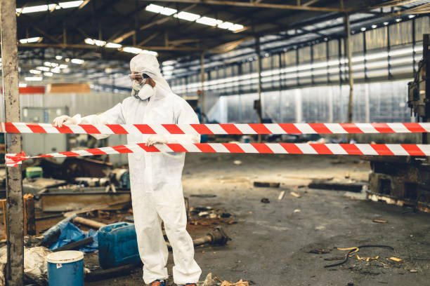 Professional Biohazard technician working in Lilburn, GA
